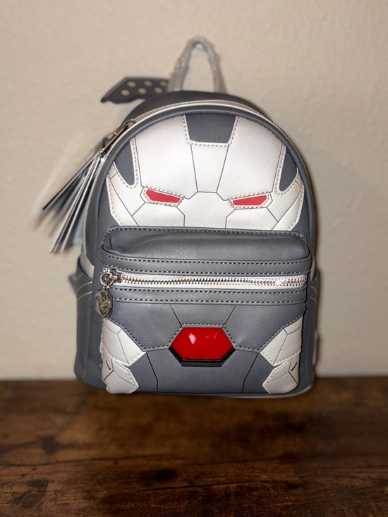 Loungefly Other - Marvel Loungefly War Machine Cosplay Mini Backpack Gray Armor NWT